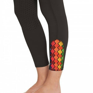 Ovation Child's Aerowick Silicone Kneepatch Riding Tight - CarouselHorseTack.com