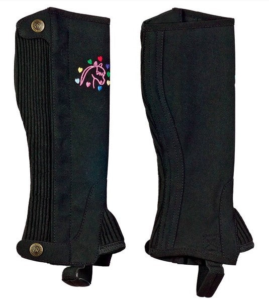 Ovation Horse N Heart Half Chaps- Child's