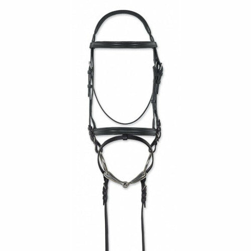 Ovation Juliana Traditional Flash Dressage Bridle - CarouselHorseTack.com