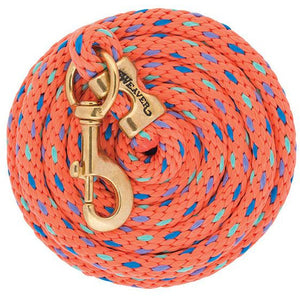 Weaver 10' Poly Lead Rope with Solid Brass Snap - CarouselHorseTack.com