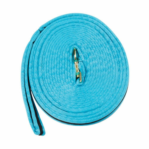 Kincade Two Tone Padded Lunge Line - CarouselHorseTack.com