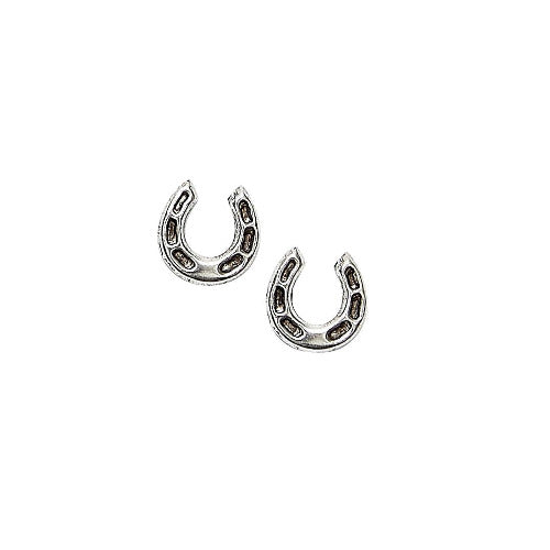 AWST Int'l Sterling Silver Horseshoes Post Earrings