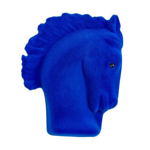 AWST Int'l Rhinestone Horseshoe Earrings w/Horse Head Gift Box