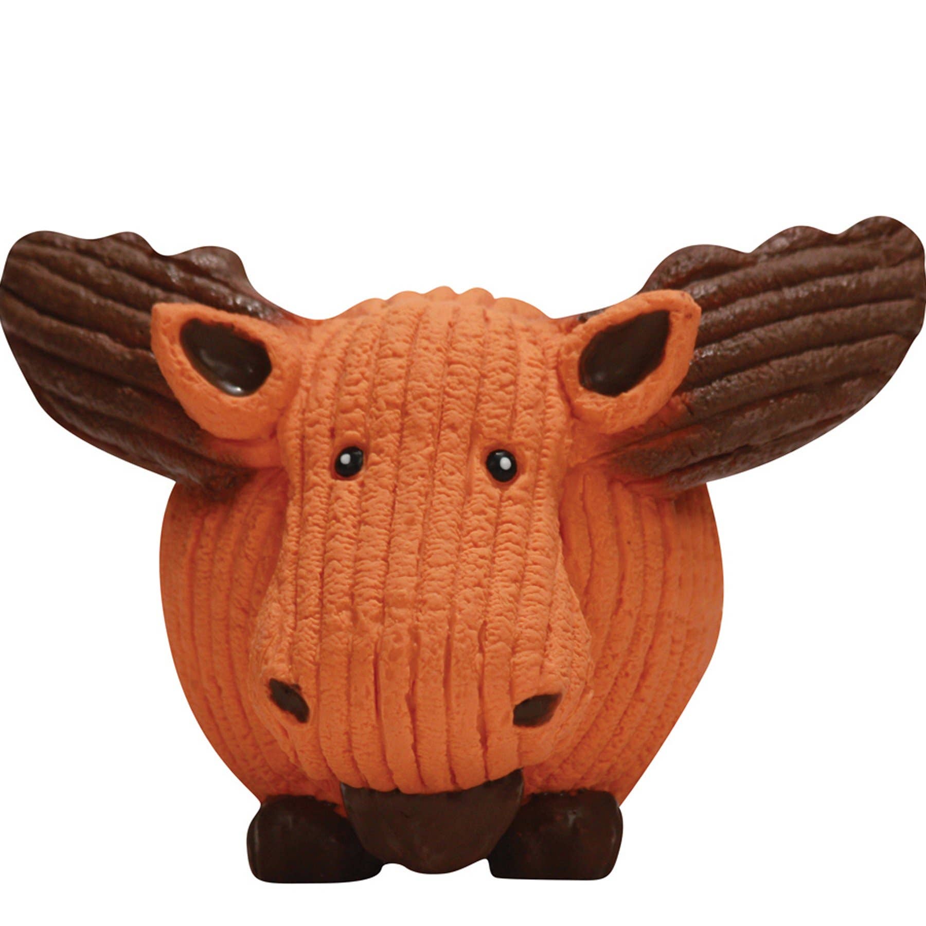 HuggleHounds - Morris Moose Ruff-Tex Ball Dog Toy, Large