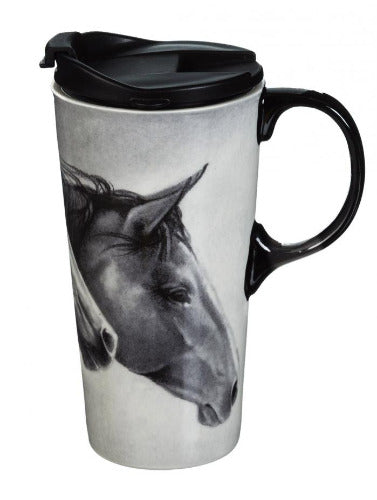 Ceramic Boxed Travel Mug -Horse Dreams