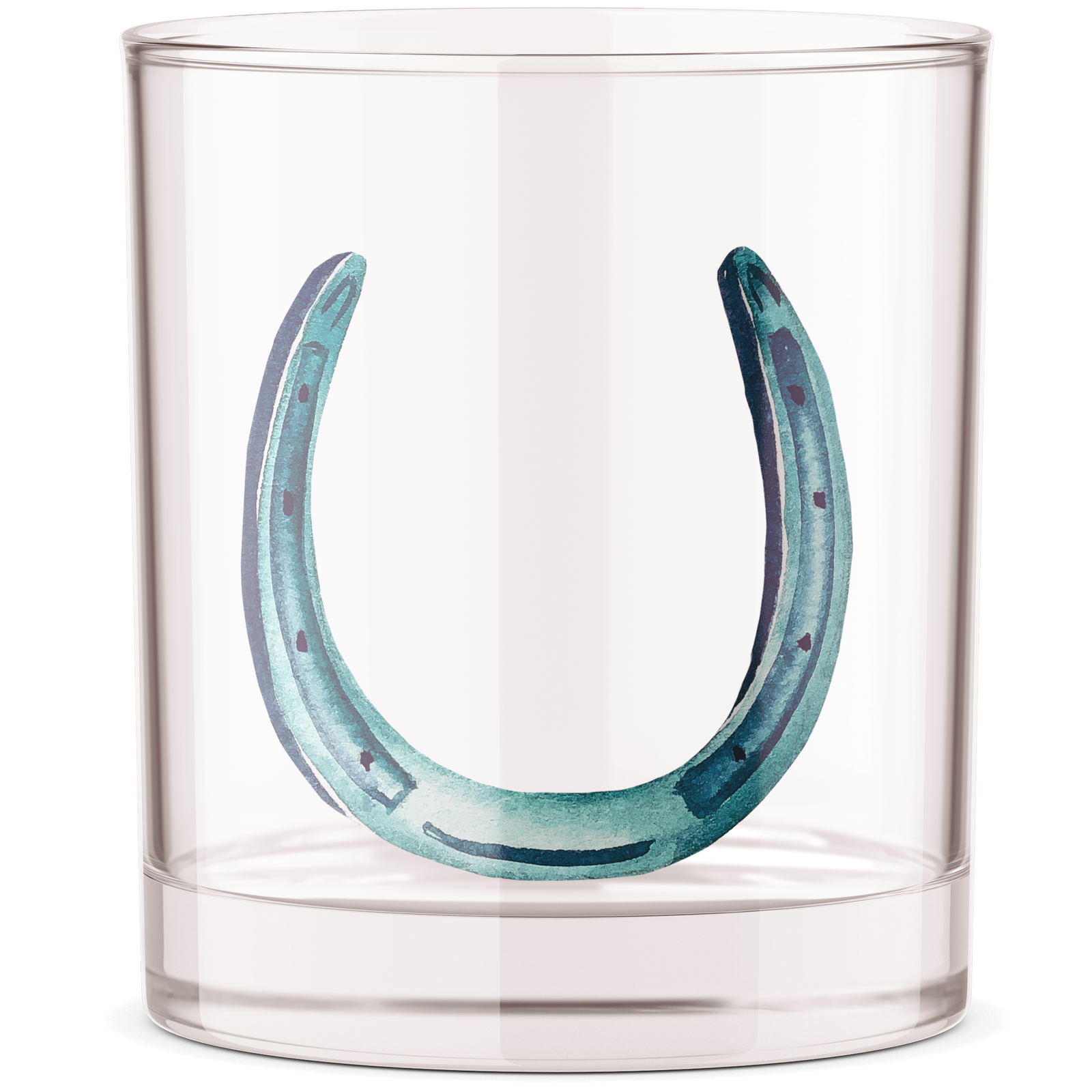 Barrel Down South - Blue Horseshoe Bourbon Whiskey Rocks Glass