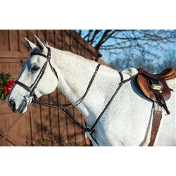 Nunn Finer Bellissimo Hunting Breastplate with Elastic - CarouselHorseTack.com