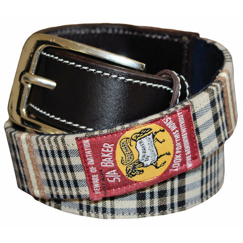 JPC Equestrian Baker Ladies Classic Plaid Belt