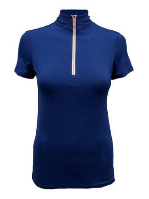 The Tailored Sportsman Ladies Short Sleeve IceFil Ziptop Shirt