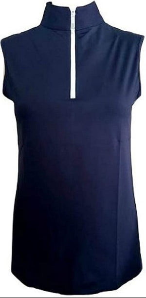 The Tailored Sportsman Ladies Sleeveless IceFil Ziptop Shirt