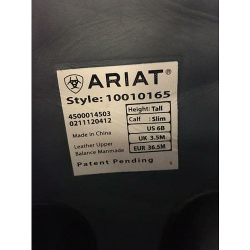 Ariat Ladies Vortex Tall Boots Size 6ST Gently Used The