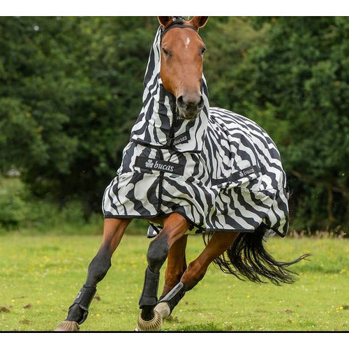 Bucas Sweet Itch Zebra with Full Neck