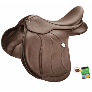 Bates WIDE All Purpose Plus Saddle with Luxe Leather