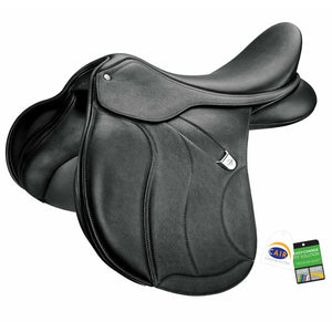 Bates WIDE All Purpose Plus Saddle with Luxe Leather