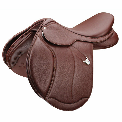 Bates Caprilli Close Contact Plus Saddle with Luxe Leather - CarouselHorseTack.com