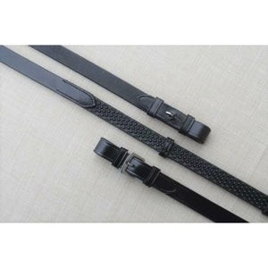 Black Oak by KL Select Pebble Grip Reins