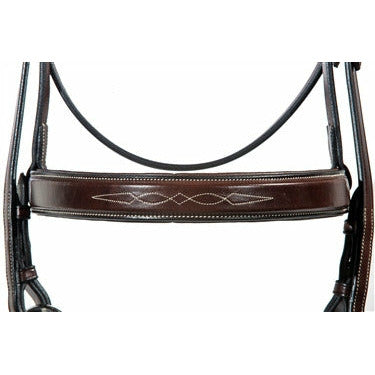 Nunn Finer Caterina Fancy Stitched Hunter Bridle - CarouselHorseTack.com