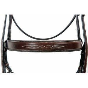 Nunn Finer Caterina Fancy Stitched Hunter Bridle - CarouselHorseTack.com