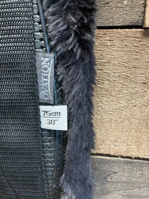GENTLY USED- Ovation Coolmax Humane Dressage Girth BLACK 30IN