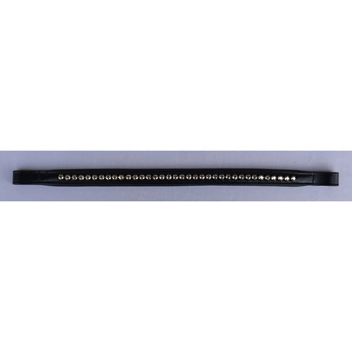 Red Barn Graphite Crystal Browband - CarouselHorseTack.com