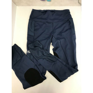 GENTLY USED-Horseware Silicon Riding Tights Navy