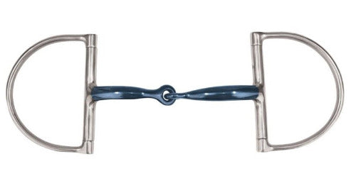 JP by Korsteel Blue Steel Single-Jointed D-Ring Bit