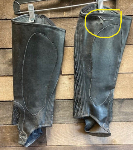 GENTLY USED- Ovation Ladies EquiStretch II Half Chaps