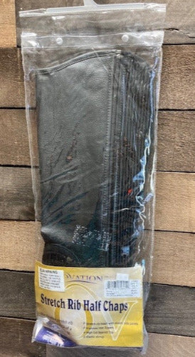 GENTLY USED- Ovation Ladies EquiStretch II Half Chaps