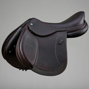 Crosby Prix De Nation Deep Seat Close Contact Saddle w/ Covered Leather CLOSEOUT