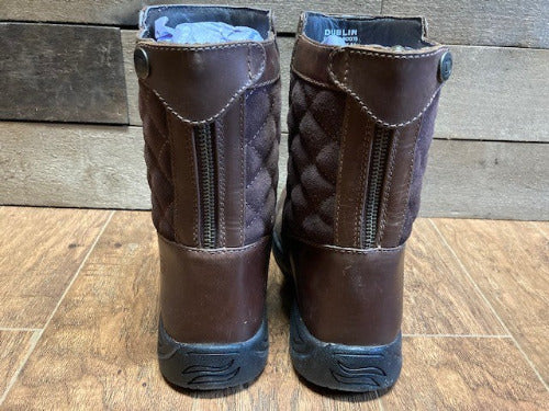 GENTLY USED- Dublin Ladies Queenie Boots BROWN SIZE 8