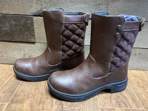GENTLY USED- Dublin Ladies Queenie Boots BROWN SIZE 8