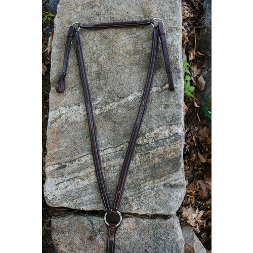 KL Select Red Barn Square Raised Breastplate-CLOSEOUT