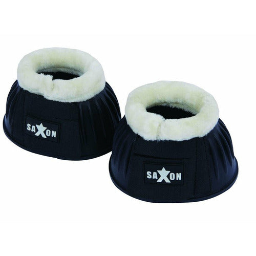 Saxon Fleece Trim Rubber Bell Boots