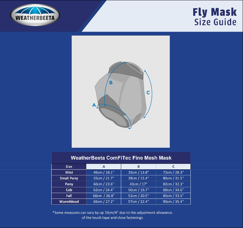 Weatherbeeta ComFiTec Durable Mesh Mask CLOSEOUT