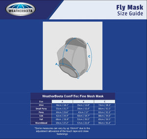Weatherbeeta ComFiTec Fine Mesh Mask CLOSEOUT