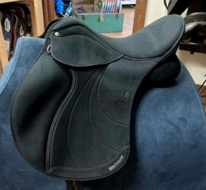 TEST RIDE/DEMO- WintecLite All Purpose D'Lux Saddle WITH HART BLACK 16.5IN