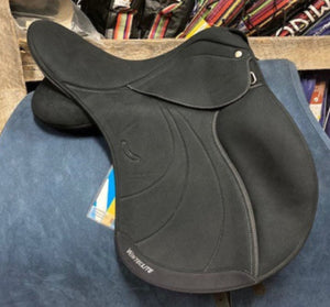 TEST RIDE/DEMO- WintecLite All Purpose D'Lux Saddle WITH HART BLACK 16.5IN