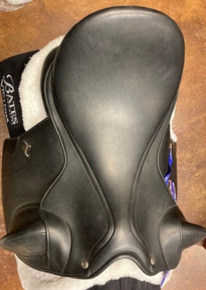 TEST RIDE/DEMO- Bates Artiste Dressage Saddle BLACK 17.5-18"