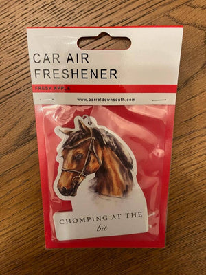 Barrel Down South - Chomping at the Bit Horse Car Air Freshener