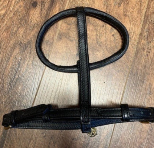 GENTLY USED- Shires Digby & Fox Rolled Leather Harness Black XSmall