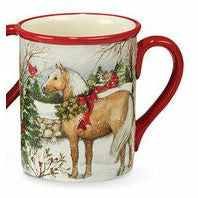 Winter Christmas Horse Coffee Mug