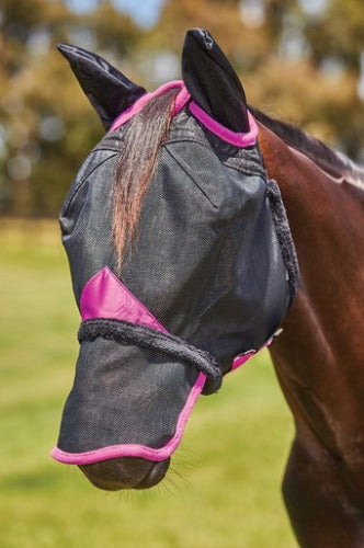 Weatherbeeta Comfitec Deluxe Durable Mesh Mask With Ears & Nose SALE