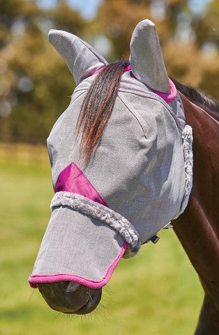 Weatherbeeta Comfitec Deluxe Durable Mesh Mask With Ears & Nose SALE