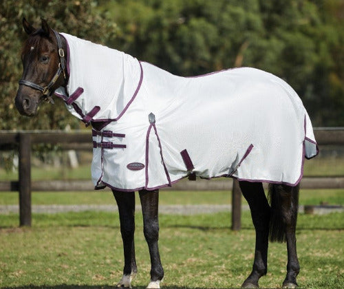 Weatherbeeta Comfitec Essentail Mesh II Combo Neck Fly Sheet- SOLID COLORS SALE