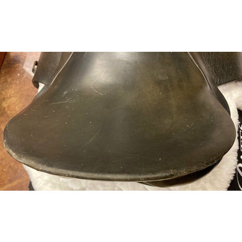GENTLY USED- County Competitor Dressage Saddle 17in Black