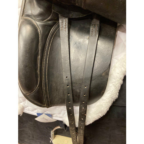 GENTLY USED- County Competitor Dressage Saddle 17in Black