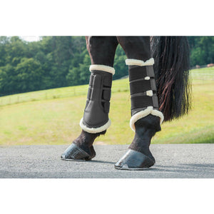 USG Dressage Boots with Fur Trim CLOSEOUT