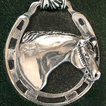 Horse Lady Gifts Silver Ornaments