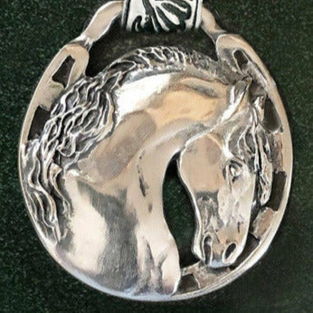 Horse Lady Gifts Silver Ornaments