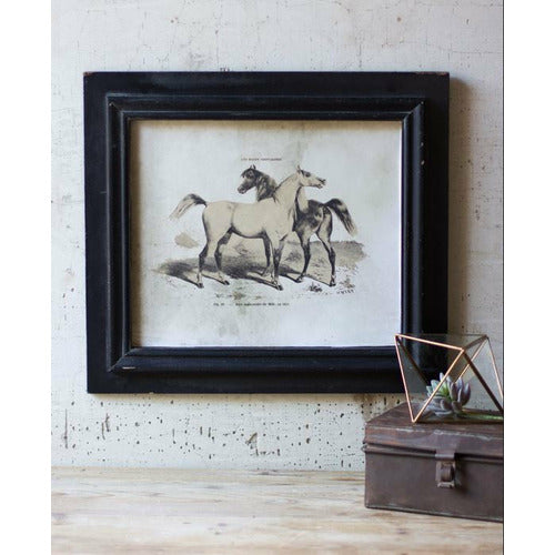 Kalalou Two Horses Print - CarouselHorseTack.com